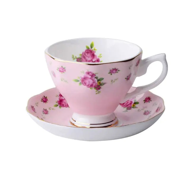 Bone China Tea Cup Set