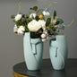 Blue Ceramic Face Planter