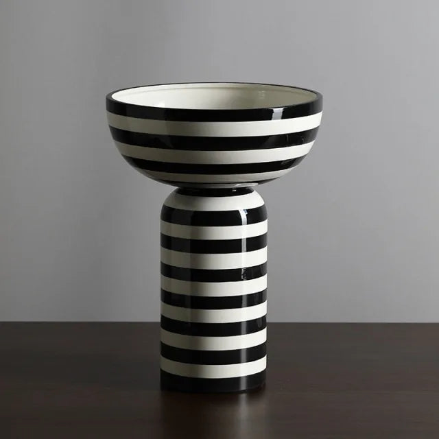 Black & White Ceramic Vase