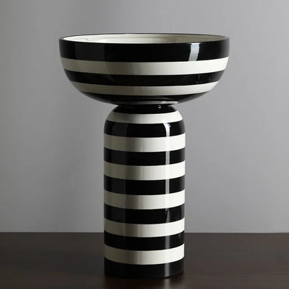 Black & White Ceramic Vase