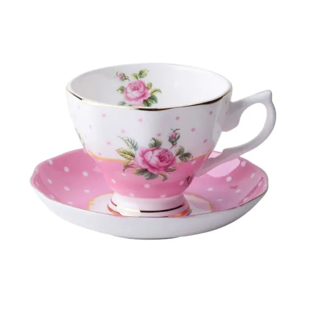 Bone China Tea Cup Set