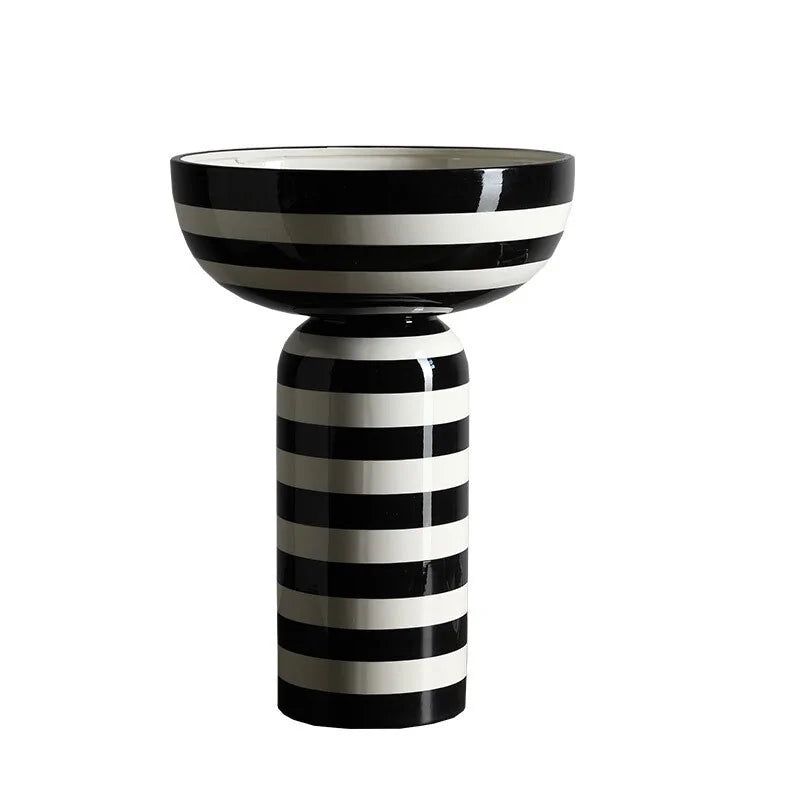 Black & White Ceramic Vase