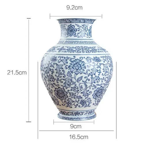 Blue and White Porcelain Vase