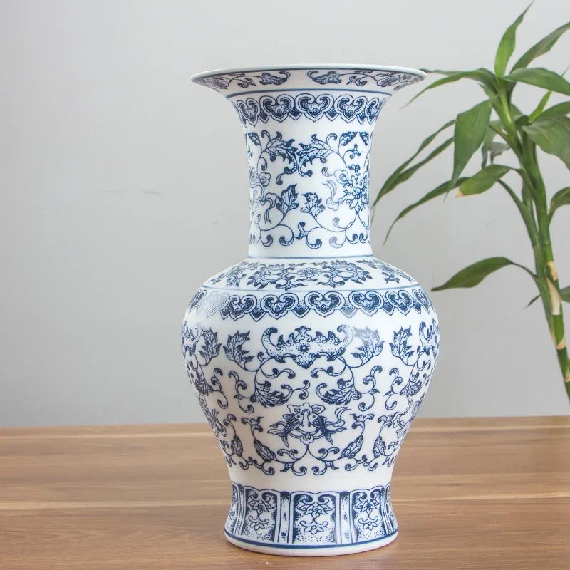 Blue and White Porcelain Vase