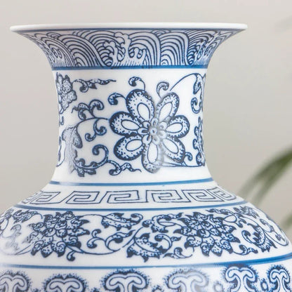 Blue and White Porcelain Vase