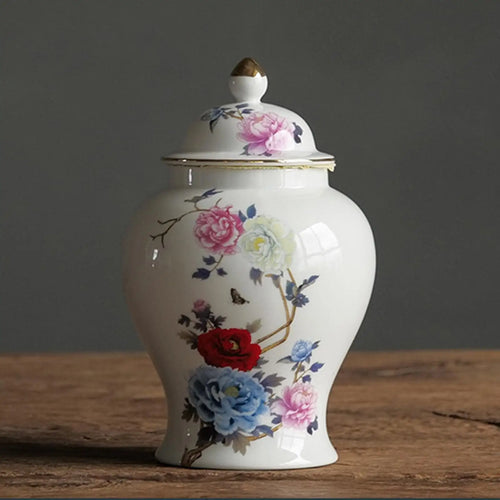 Ceramic Glazed Ginger Jar