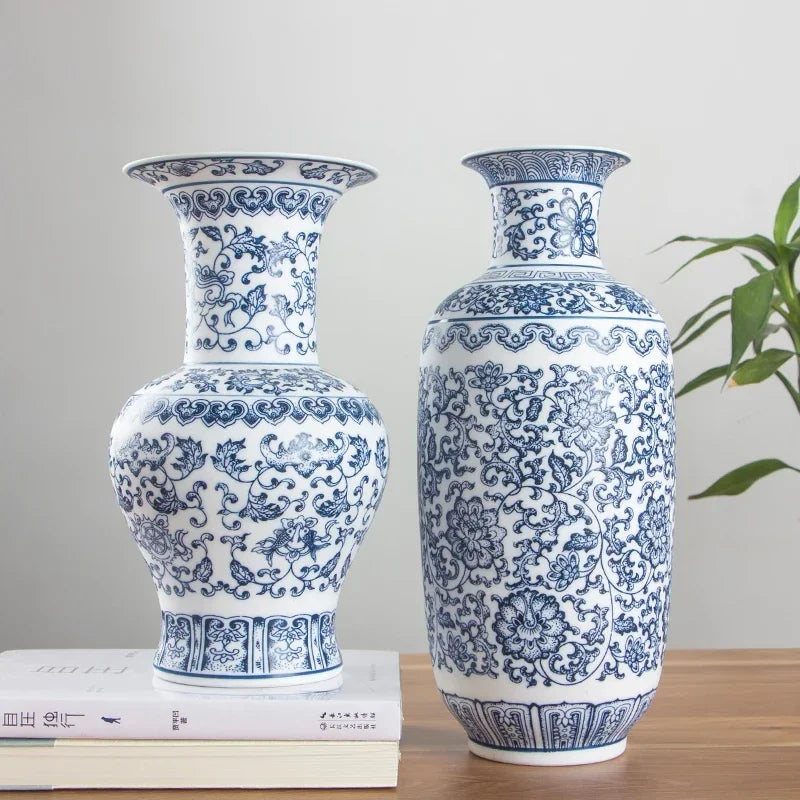 Blue and White Porcelain Vase