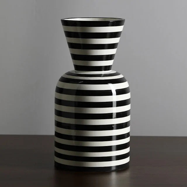 Black & White Ceramic Vase