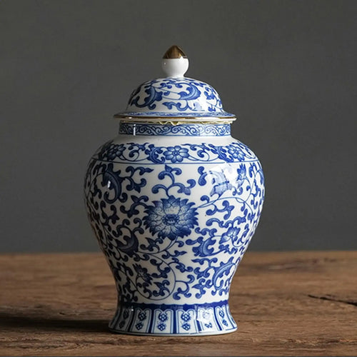 Ceramic Glazed Ginger Jar