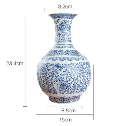 Blue and White Porcelain Vase