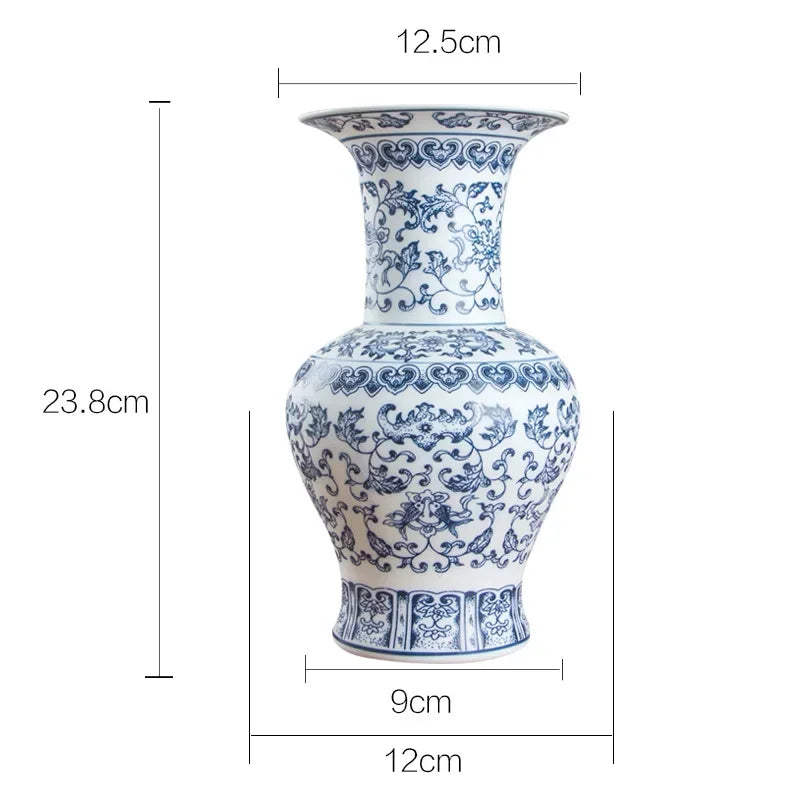 Blue and White Porcelain Vase