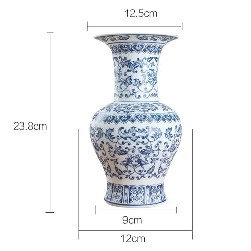 Blue and White Porcelain Vase