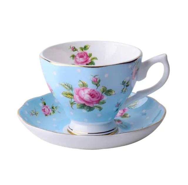 Bone China Tea Cup Set