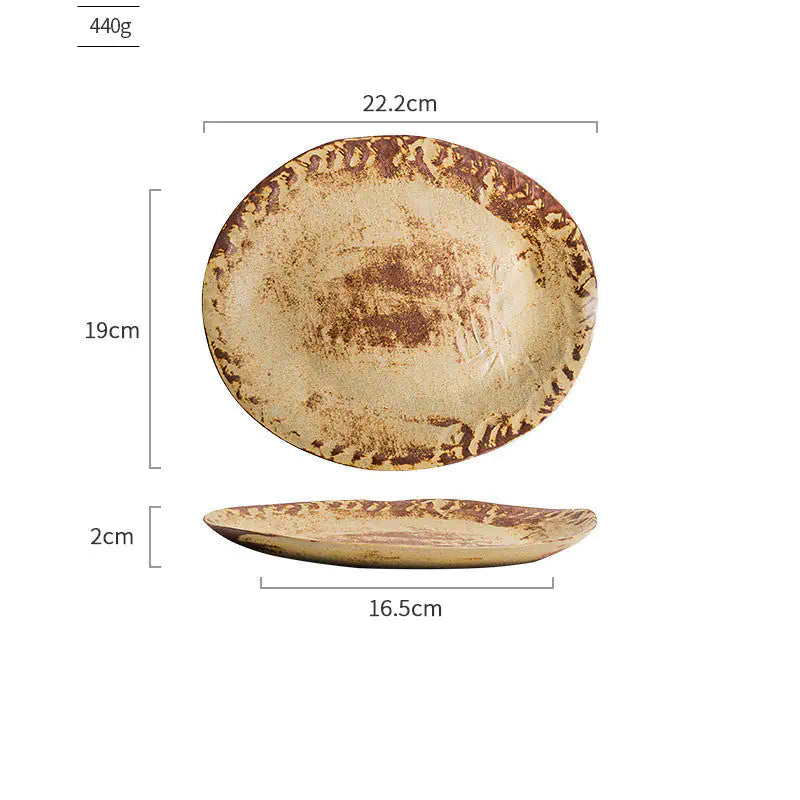 Ceramic Rustic Plates