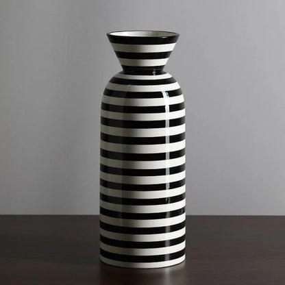 Black & White Ceramic Vase