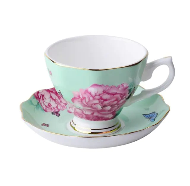 Bone China Tea Cup Set