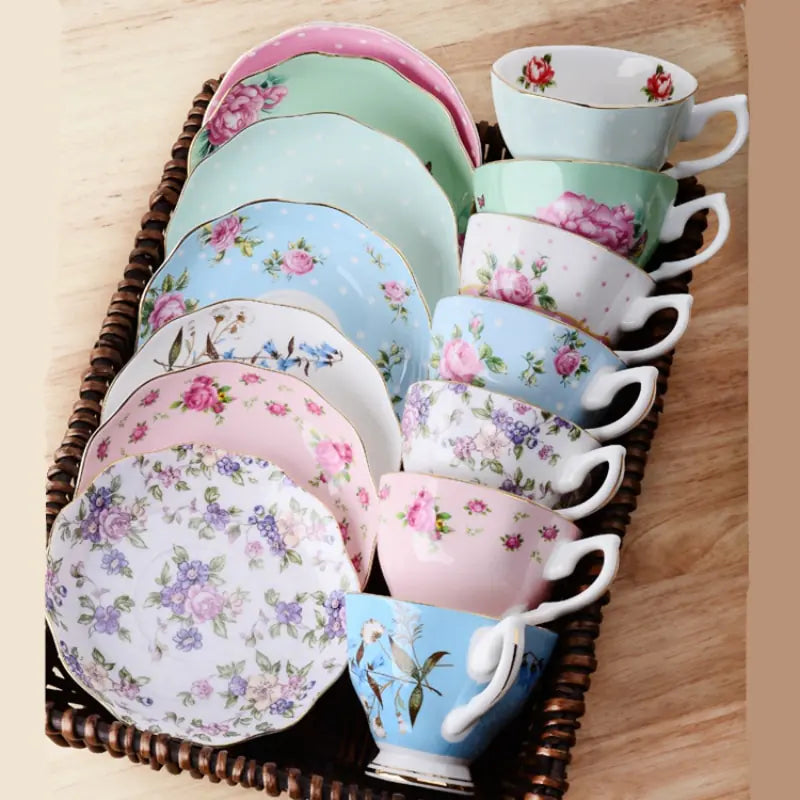 Bone China Tea Cup Set